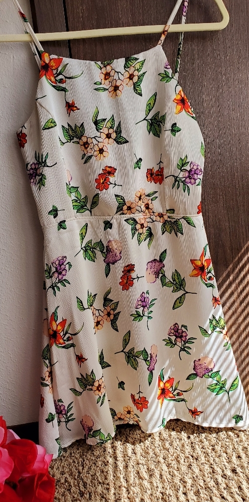 Mini floral dress